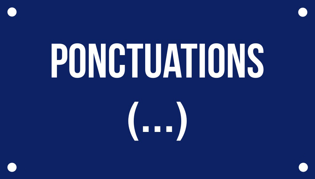 Ponctuation (…)