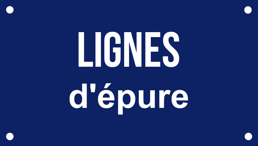 Lignes d'épure