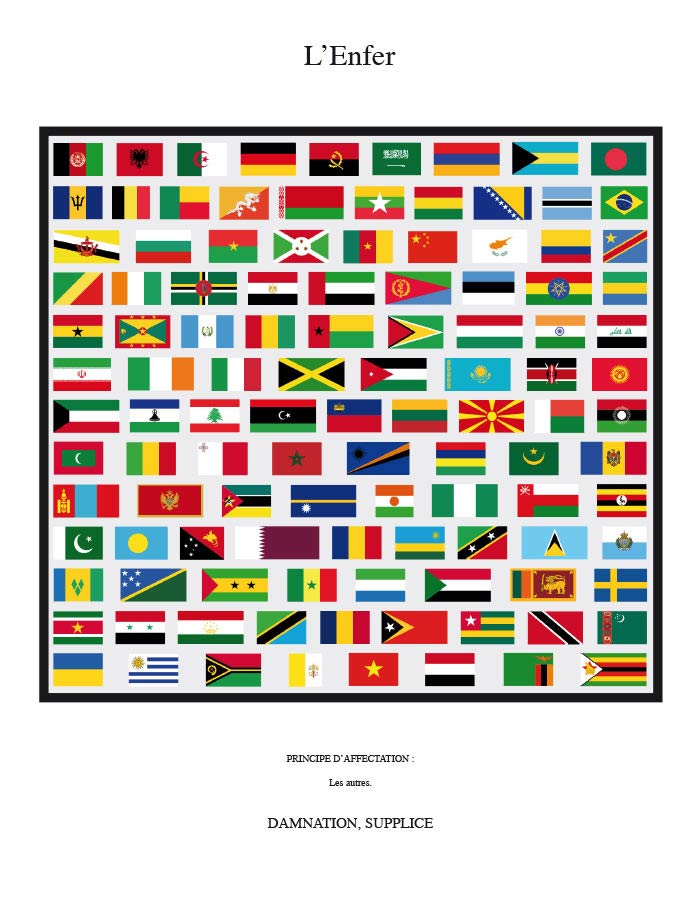 Dante, trois couleurs, l'Enfer